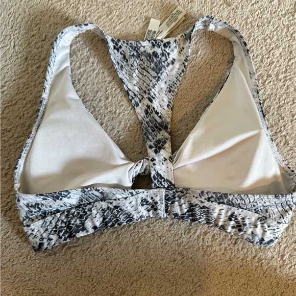 Victoria's Secret PINK Ultimate Lightly‎ Lined Snakeskin Sports Bra Size Large - Picture 3 of 7
